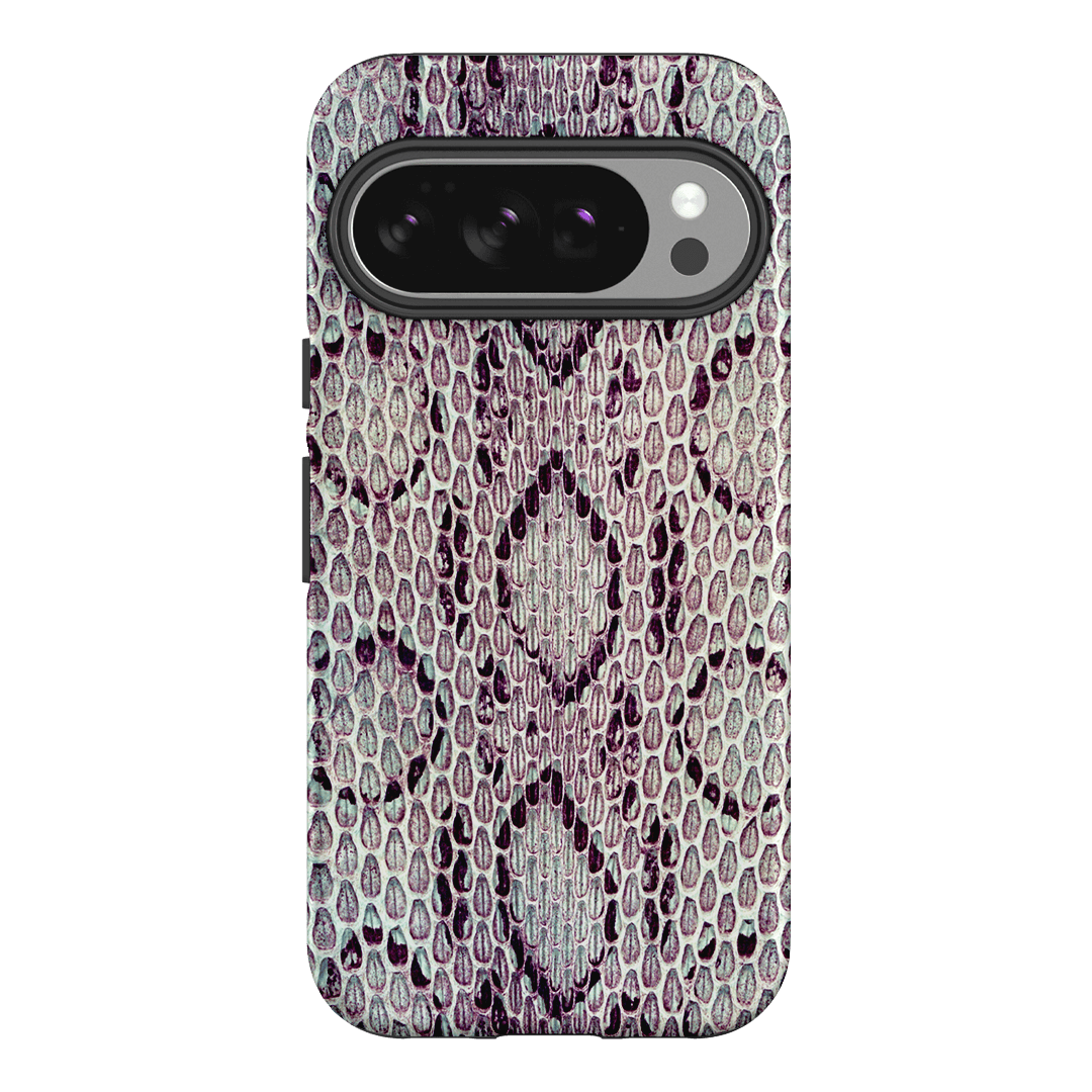 Plum Python Printed Phone Cases Google Pixel 10 / Armoured by The Dairy - The Dairy