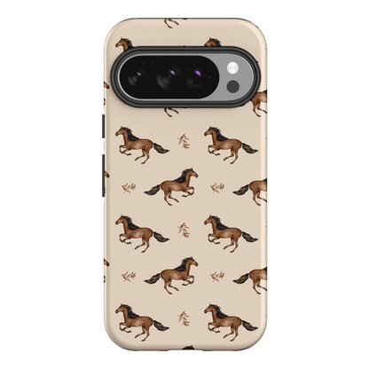 Running Horse Printed Phone Cases Google Pixel 10 / Armoured by Kasiags Art - The Dairy