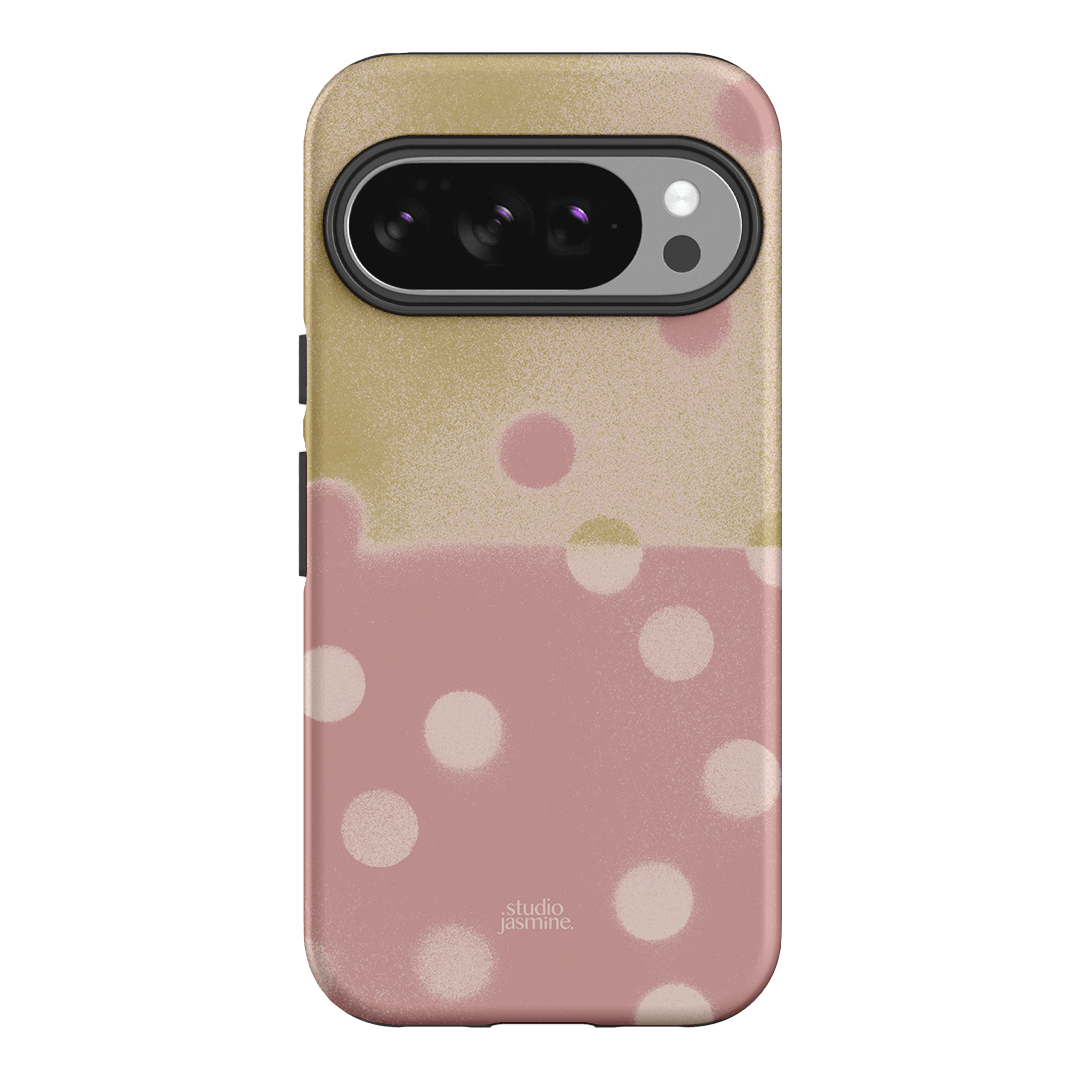 Strawberry Polka Dot Printed Phone Cases Google Pixel 10 / Armoured by Jasmine Dowling - The Dairy