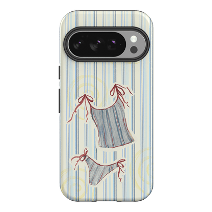 Stripe Tankini Printed Phone Cases Google Pixel 10 / Armoured by Kayla Carr - The Dairy