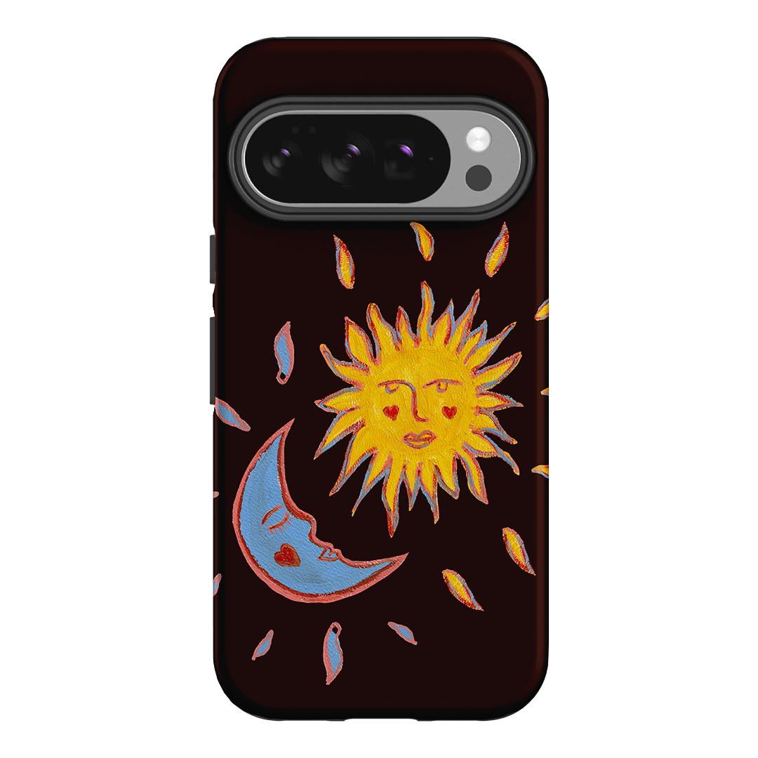 Sun & Moon Plum Printed Phone Cases Google Pixel 10 / Armoured by BG. Studio - The Dairy