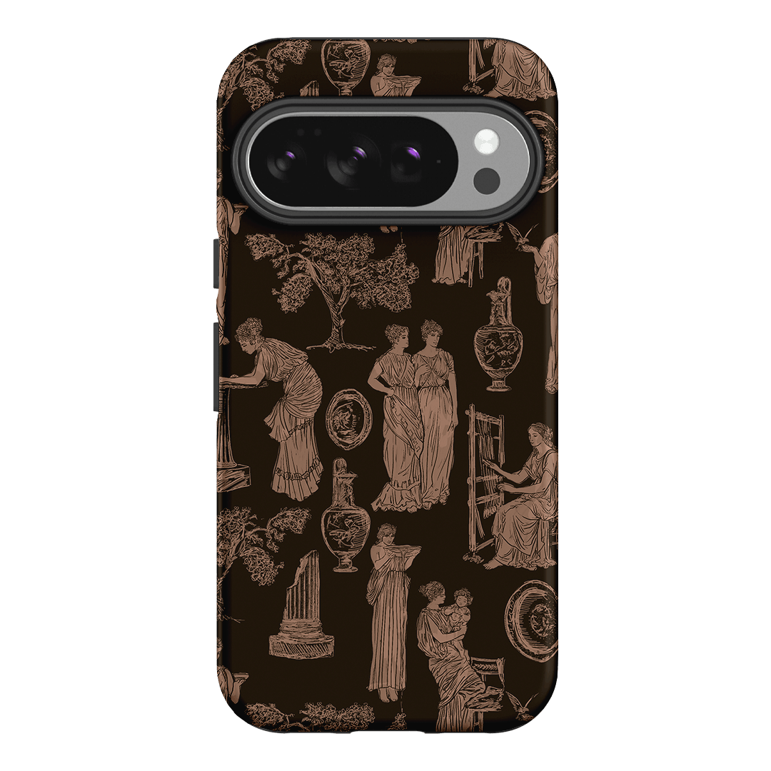 Symposium Burnt Umber Printed Phone Cases Google Pixel 10 / Armoured by Veronica Tucker - The Dairy