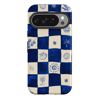 Afternoon Mezze Azure Printed Phone Cases Google Pixel 10 Pro / Armoured by Charlie Taylor - The Dairy