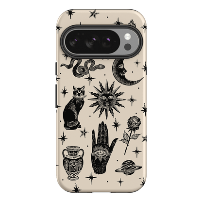Astro Flash Beige Printed Phone Cases Google Pixel 10 Pro / Armoured by Veronica Tucker - The Dairy