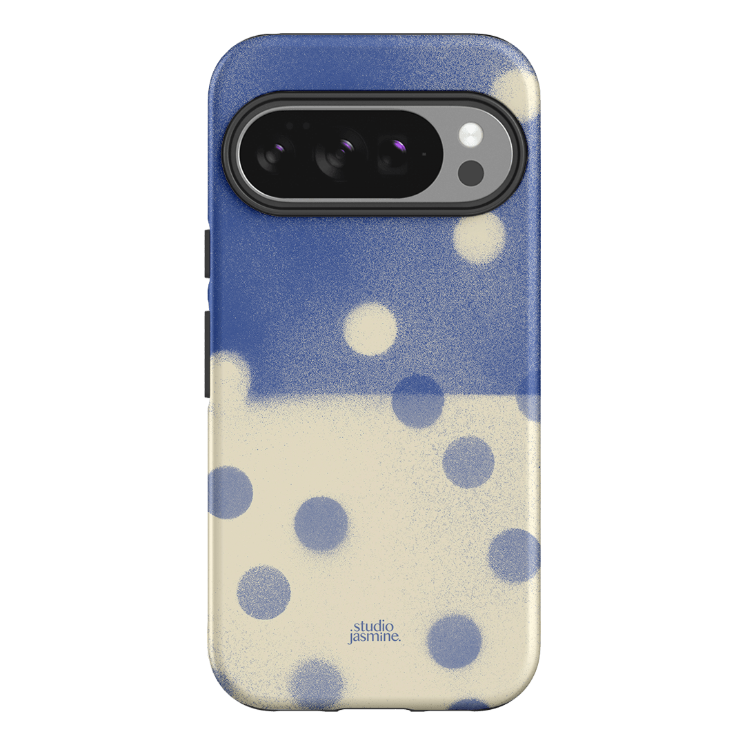 Bleu Polka Dot Printed Phone Cases Google Pixel 10 Pro / Armoured by Jasmine Dowling - The Dairy