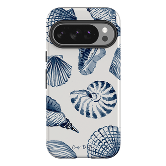 Blue Shells Printed Phone Cases Google Pixel 10 Pro / Armoured by Cass Deller - The Dairy