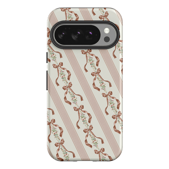 Bow Stripe Printed Phone Cases Google Pixel 10 Pro / Armoured by Veronica Tucker - The Dairy