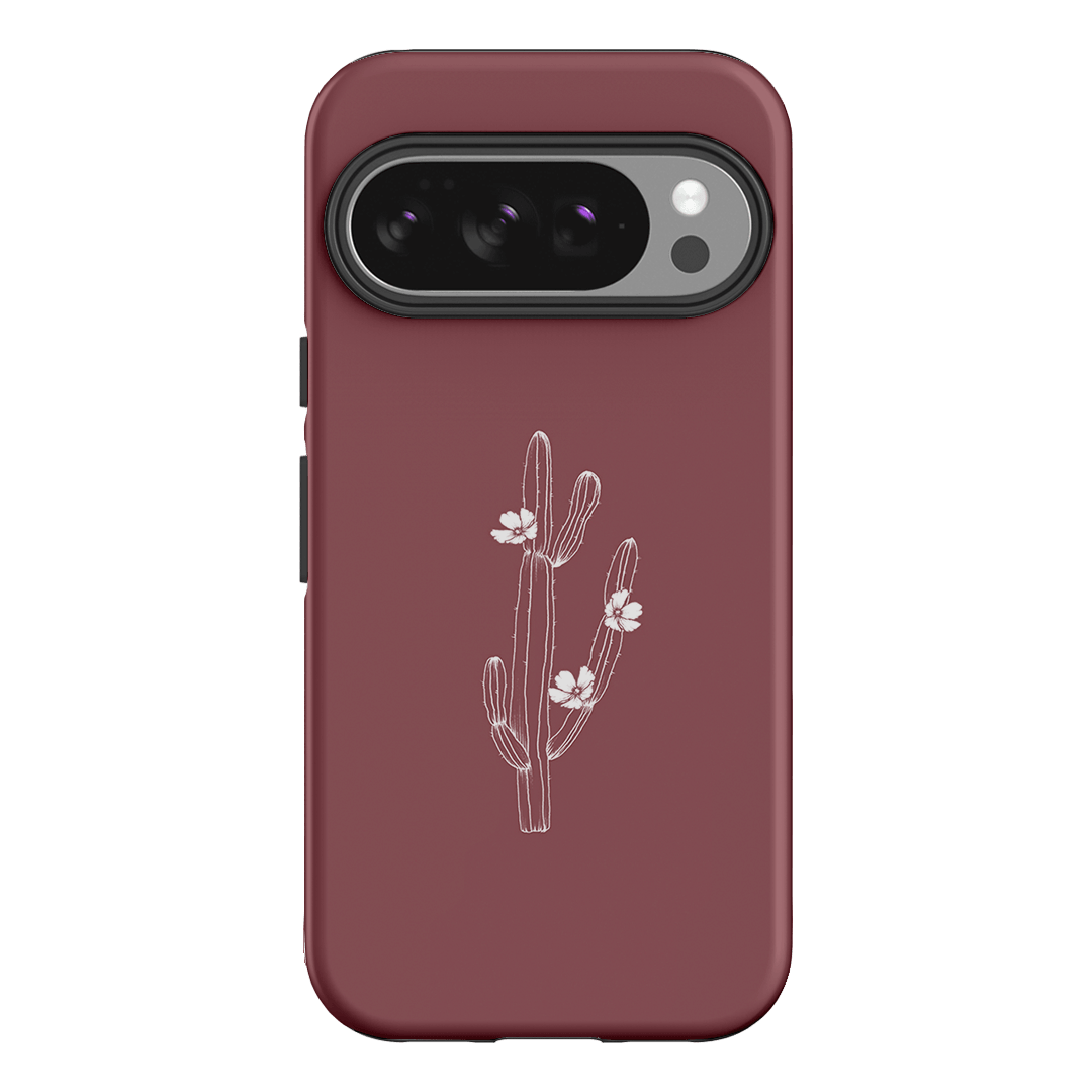 Cactus Flower Printed Phone Cases Google Pixel 10 Pro / Armoured by Typoflora - The Dairy