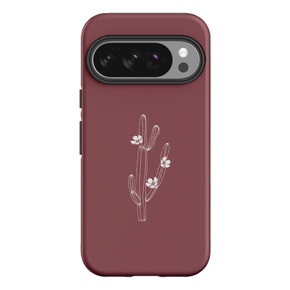 Cactus Flower Printed Phone Cases Google Pixel 10 Pro / Armoured by Typoflora - The Dairy