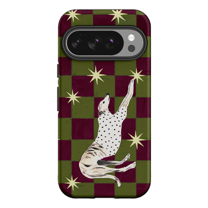 Check Greyhound Green Printed Phone Cases Google Pixel 10 Pro / Armoured by Lisa Hu - The Dairy