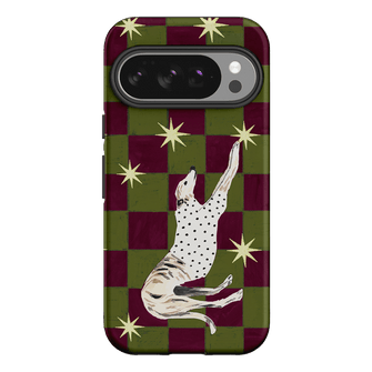 Check Greyhound Green Printed Phone Cases Google Pixel 10 Pro / Armoured by Lisa Hu - The Dairy