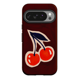 Cherries Printed Phone Cases Google Pixel 10 Pro / Armoured by Studio Bon - The Dairy