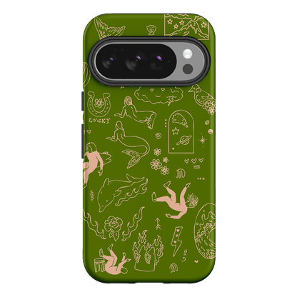 Easty Flash Green Printed Phone Cases Google Pixel 10 Pro / Armoured by Easty Beasty - The Dairy