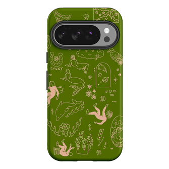 Easty Flash Green Printed Phone Cases Google Pixel 10 Pro / Armoured by Easty Beasty - The Dairy
