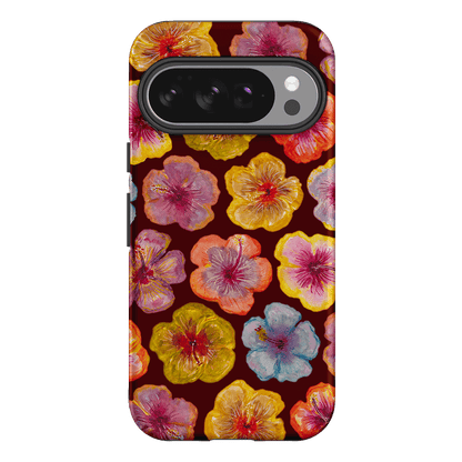 Hibiscus Holiday Rouge Printed Phone Cases Google Pixel 10 Pro / Armoured by BG. Studio - The Dairy