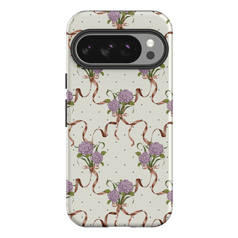 Hydrangea Ribbon Printed Phone Cases Google Pixel 10 Pro / Armoured by Veronica Tucker - The Dairy