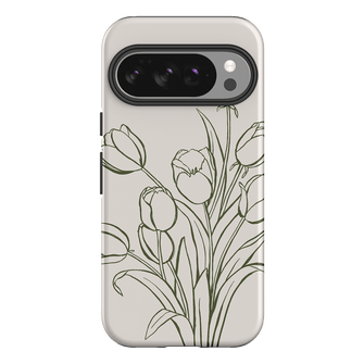 Inked Tulips Printed Phone Cases Google Pixel 10 Pro / Armoured by Typoflora - The Dairy