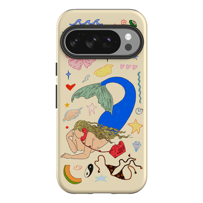 Mermaid Salad Cream Printed Phone Cases Google Pixel 10 Pro / Armoured by Easty Beasty - The Dairy