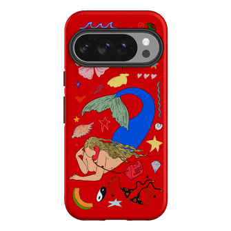 Mermaid Salad Scarlet Printed Phone Cases Google Pixel 10 Pro / Armoured by Easty Beasty - The Dairy