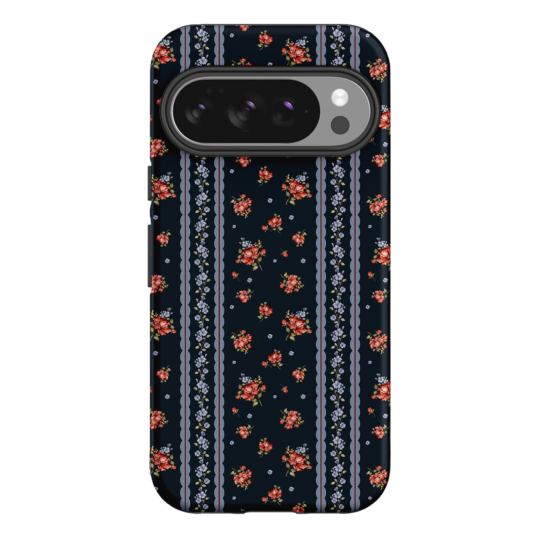 Midnight Stripe Printed Phone Cases Google Pixel 10 Pro / Armoured by Kasiags Art - The Dairy