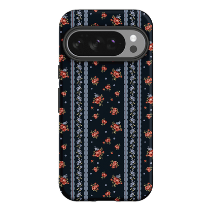 Midnight Stripe Printed Phone Cases Google Pixel 10 Pro / Armoured by Kasiags Art - The Dairy