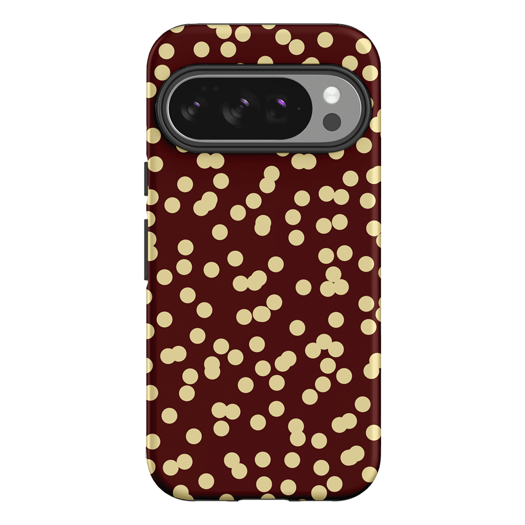 Mini Confetti Burgundy Butter Printed Phone Cases Google Pixel 10 Pro / Armoured by Veronica Tucker - The Dairy