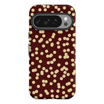 Mini Confetti Burgundy Butter Printed Phone Cases Google Pixel 10 Pro / Armoured by Veronica Tucker - The Dairy