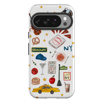 NYC White Printed Phone Cases Google Pixel 10 Pro / Armoured by BG. Studio - The Dairy