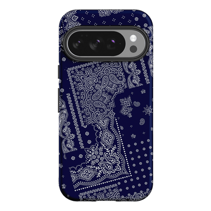 Paisley Indigo Printed Phone Cases Google Pixel 10 Pro / Armoured by The Dairy - The Dairy