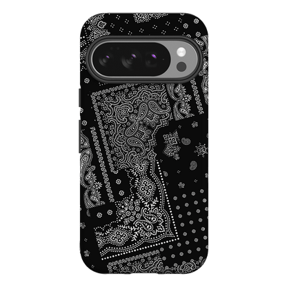 Paisley Noir Printed Phone Cases Google Pixel 10 Pro / Armoured by The Dairy - The Dairy