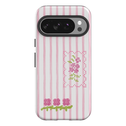Patchwork Pink Printed Phone Cases Google Pixel 10 Pro / Armoured by Kayla Carr - The Dairy