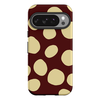 Pebbles Burgundy Butter Printed Phone Cases Google Pixel 10 Pro / Armoured by Veronica Tucker - The Dairy