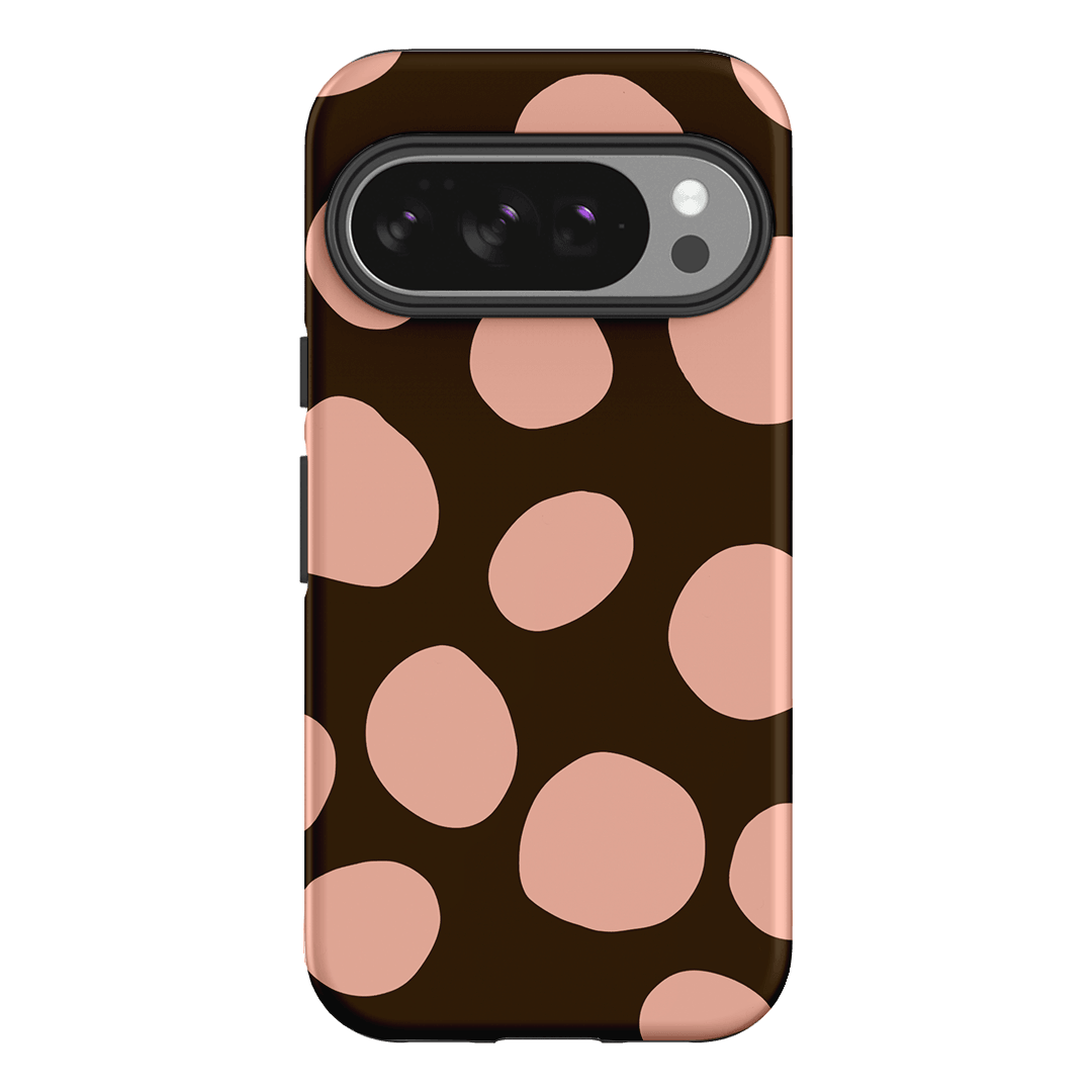 Pebbles Chocolate Pink Printed Phone Cases Google Pixel 10 Pro / Armoured by Veronica Tucker - The Dairy