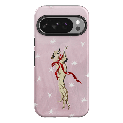 Pink Bow Hound Printed Phone Cases Google Pixel 10 Pro / Armoured by Lisa Hu - The Dairy