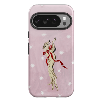 Pink Bow Hound Printed Phone Cases Google Pixel 10 Pro / Armoured by Lisa Hu - The Dairy
