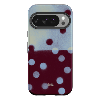 Plum Polka Dot Printed Phone Cases Google Pixel 10 Pro / Armoured by Jasmine Dowling - The Dairy