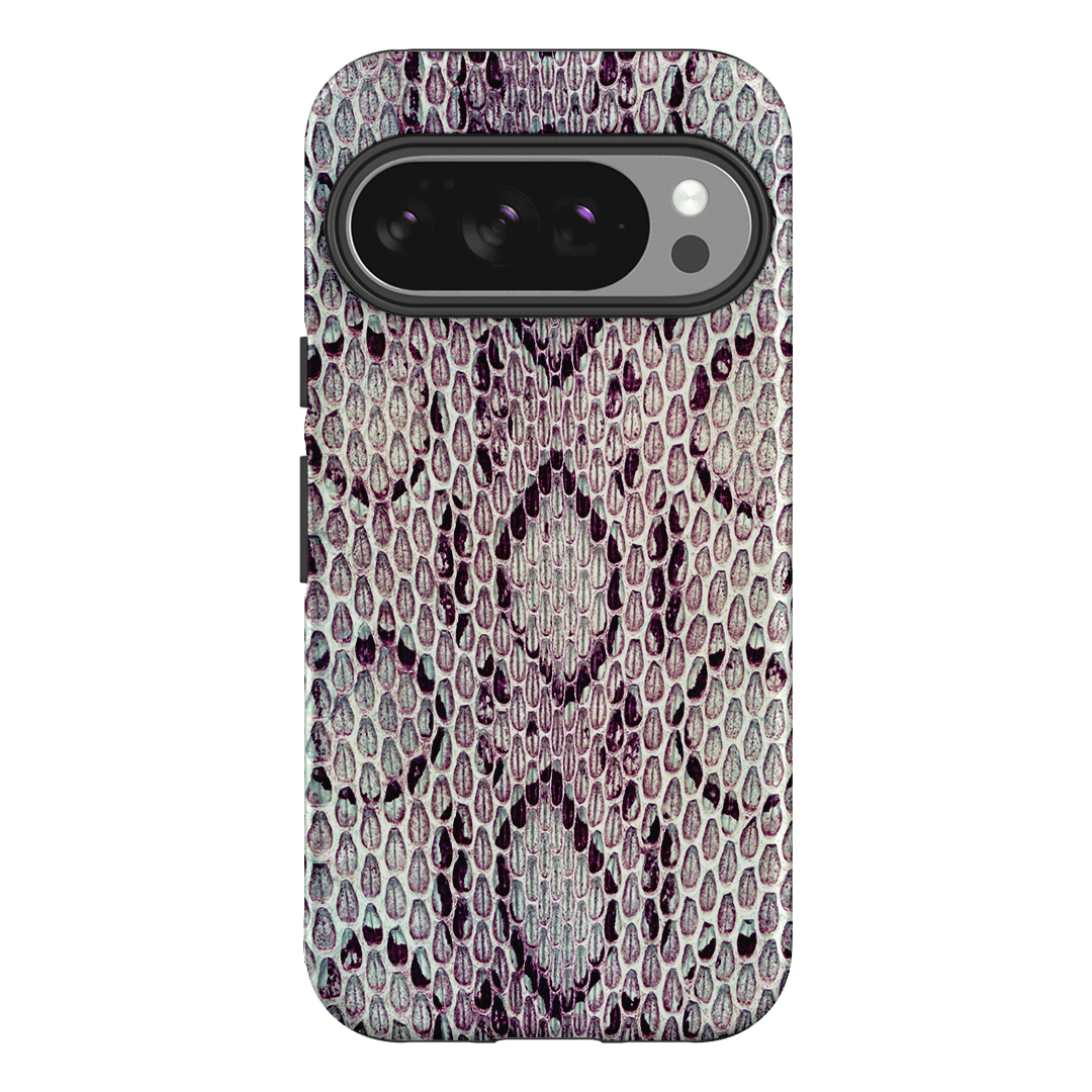 Plum Python Printed Phone Cases Google Pixel 10 Pro / Armoured by The Dairy - The Dairy