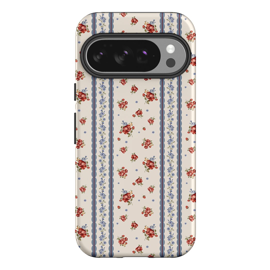 Rose Stripe Printed Phone Cases Google Pixel 10 Pro / Armoured by Kasiags Art - The Dairy