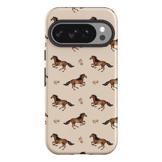 Running Horse Printed Phone Cases Google Pixel 10 Pro / Armoured by Kasiags Art - The Dairy