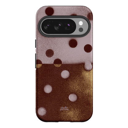 Rust Polka Dot Printed Phone Cases Google Pixel 10 Pro / Armoured by Jasmine Dowling - The Dairy
