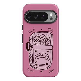 Sardine Social Pink Printed Phone Cases Google Pixel 10 Pro / Armoured by The Dairy - The Dairy