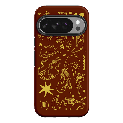 Spiced Cowboy Chocolate Printed Phone Cases Google Pixel 10 Pro / Armoured by Easty Beasty - The Dairy