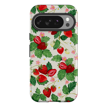 Strawberry Patch Printed Phone Cases Google Pixel 10 Pro / Armoured by Ellie Mae - The Dairy