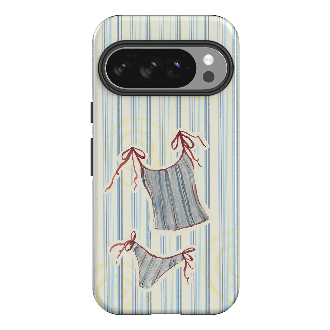 Stripe Tankini Printed Phone Cases Google Pixel 10 Pro / Armoured by Kayla Carr - The Dairy