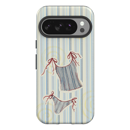 Stripe Tankini Printed Phone Cases Google Pixel 10 Pro / Armoured by Kayla Carr - The Dairy