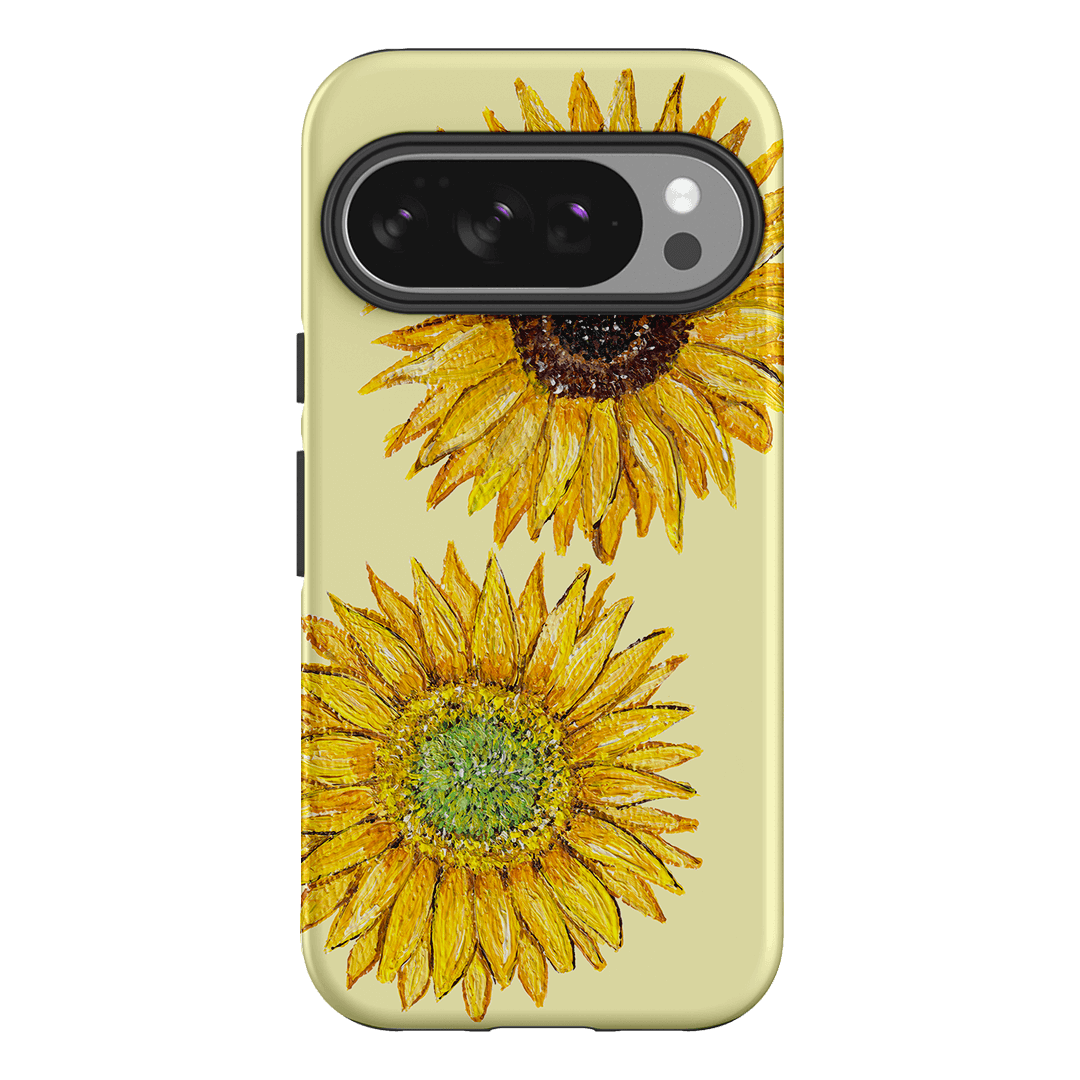 Sunflower Yellow Printed Phone Cases Google Pixel 10 Pro / Armoured by BG. Studio - The Dairy