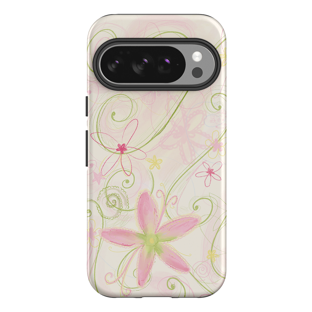 Swirl Pink Printed Phone Cases Google Pixel 10 Pro / Armoured by Kayla Carr - The Dairy