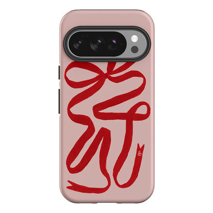 Valentine Ribbon Printed Phone Cases Google Pixel 10 Pro / Armoured by Jasmine Dowling - The Dairy