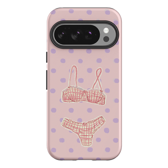 Vintage Gingham Printed Phone Cases Google Pixel 10 Pro / Armoured by Kayla Carr - The Dairy