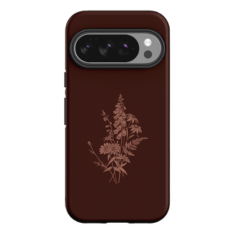 Wildflowers Mocha Printed Phone Cases Google Pixel 10 Pro / Armoured by Typoflora - The Dairy